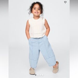 GAP Unisex Pull-On Barrel Jeans (2T)